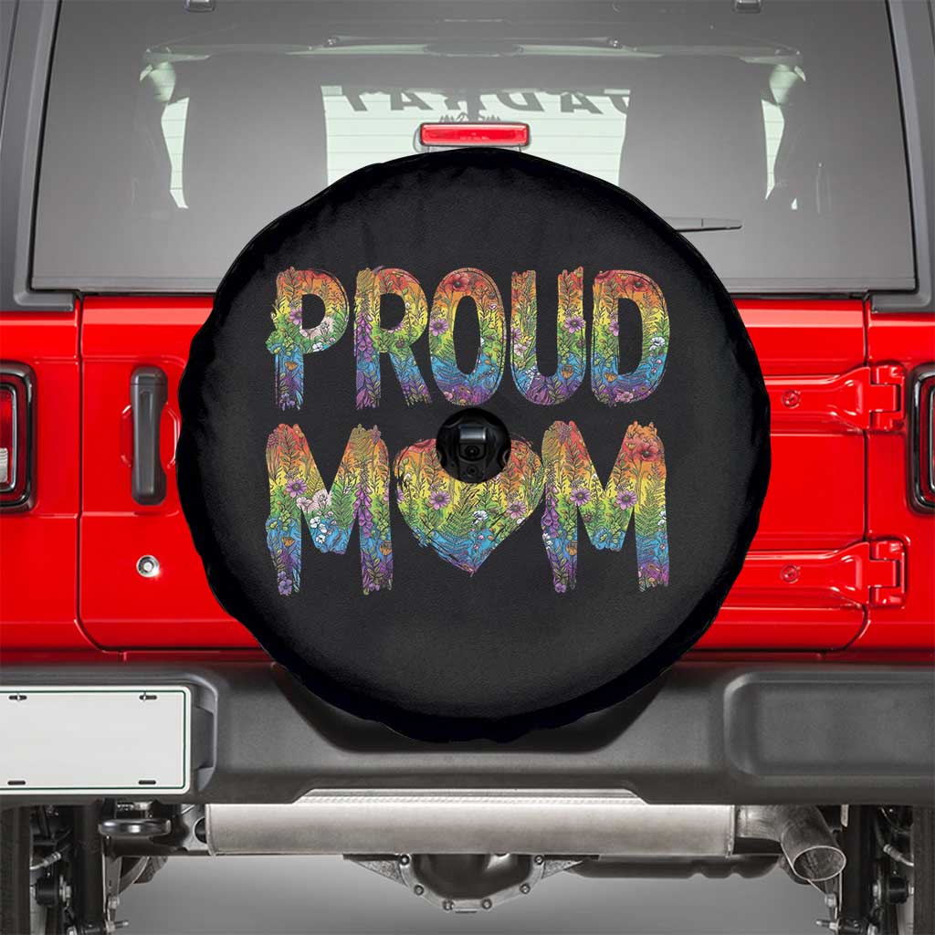 Proud Mom LGBTQ Human Rights Support Spare Tire Cover