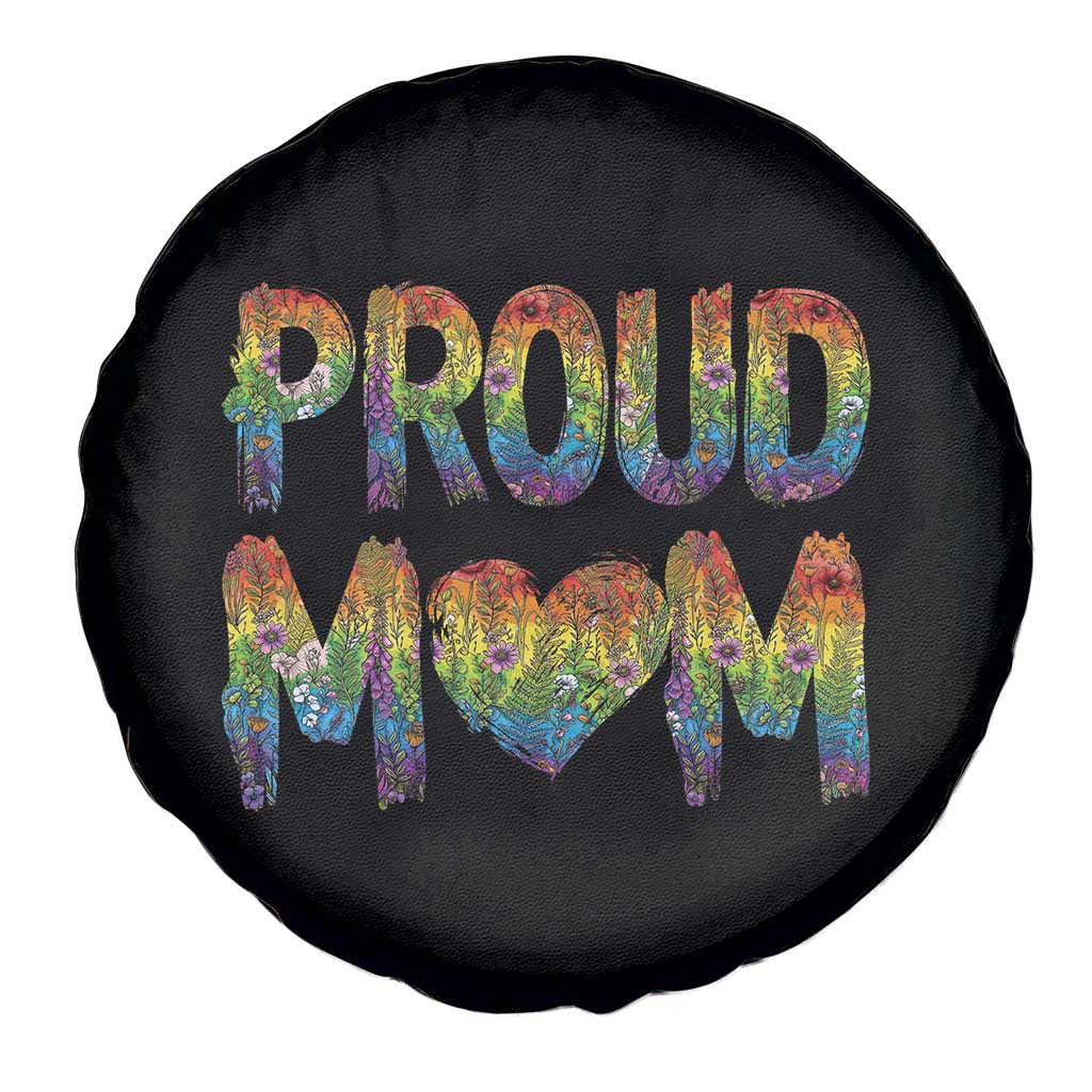 Proud Mom LGBTQ Human Rights Support Spare Tire Cover