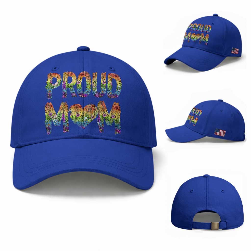 Proud Mom LGBTQ Human Rights Support Baseball Cap