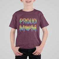 Proud Mom LGBTQ Human Rights Support T Shirt For Kid