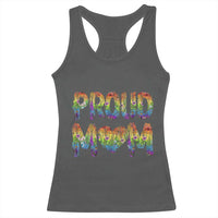 Proud Mom LGBTQ Human Rights Support Racerback Tank Top