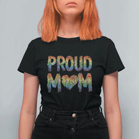 Proud Mom LGBTQ Human Rights Support T Shirt For Women