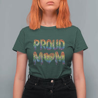 Proud Mom LGBTQ Human Rights Support T Shirt For Women