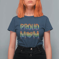 Proud Mom LGBTQ Human Rights Support T Shirt For Women