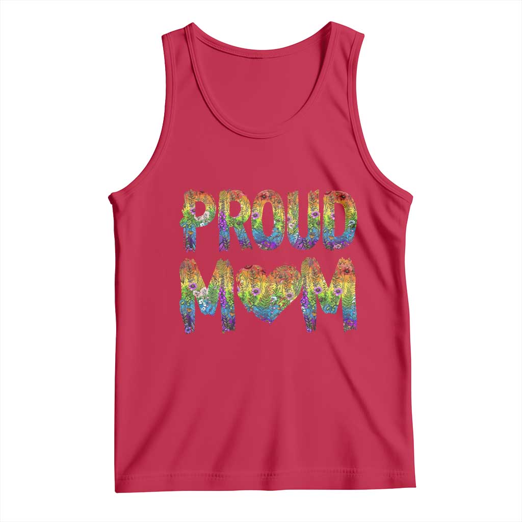 Proud Mom LGBTQ Human Rights Support Tank Top