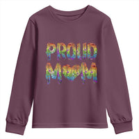 Proud Mom LGBTQ Human Rights Support Youth Sweatshirt