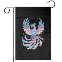 Transgender Phoenix Reborn Garden Flag Trans Pride Flag Bird