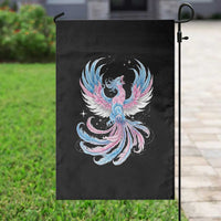 Transgender Phoenix Reborn Garden Flag Trans Pride Flag Bird
