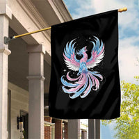 Transgender Phoenix Reborn Garden Flag Trans Pride Flag Bird