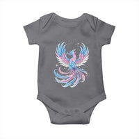 Transgender Phoenix Reborn Baby Onesie Trans Pride Flag Bird