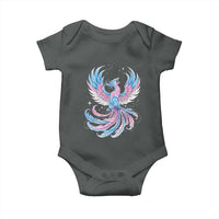 Transgender Phoenix Reborn Baby Onesie Trans Pride Flag Bird