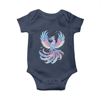 Transgender Phoenix Reborn Baby Onesie Trans Pride Flag Bird
