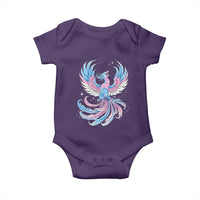Transgender Phoenix Reborn Baby Onesie Trans Pride Flag Bird