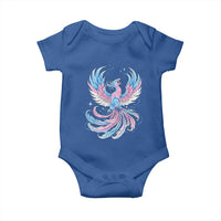 Transgender Phoenix Reborn Baby Onesie Trans Pride Flag Bird