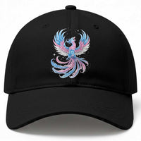 Transgender Phoenix Reborn Baseball Cap Trans Pride Flag Bird