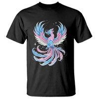 Transgender Phoenix Reborn T Shirt Trans Pride Flag Bird