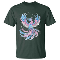 Transgender Phoenix Reborn T Shirt Trans Pride Flag Bird