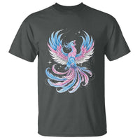 Transgender Phoenix Reborn T Shirt Trans Pride Flag Bird