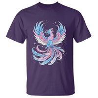Transgender Phoenix Reborn T Shirt Trans Pride Flag Bird