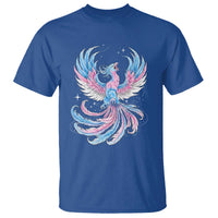 Transgender Phoenix Reborn T Shirt Trans Pride Flag Bird