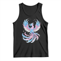 Transgender Phoenix Reborn Tank Top Trans Pride Flag Bird