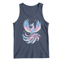 Transgender Phoenix Reborn Tank Top Trans Pride Flag Bird