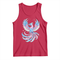 Transgender Phoenix Reborn Tank Top Trans Pride Flag Bird