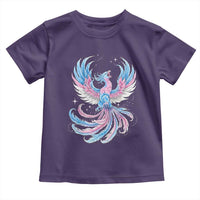 Transgender Phoenix Reborn Toddler T Shirt Trans Pride Flag Bird