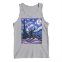 Bigfoot Starry Night Trans Rights Tank Top Sasquatch LGBTQ Pride
