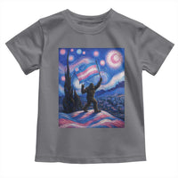 Bigfoot Starry Night Trans Rights Toddler T Shirt Sasquatch LGBTQ Pride