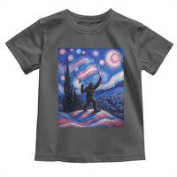 Bigfoot Starry Night Trans Rights Toddler T Shirt Sasquatch LGBTQ Pride