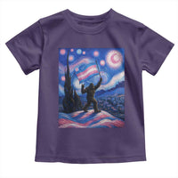 Bigfoot Starry Night Trans Rights Toddler T Shirt Sasquatch LGBTQ Pride