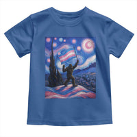 Bigfoot Starry Night Trans Rights Toddler T Shirt Sasquatch LGBTQ Pride