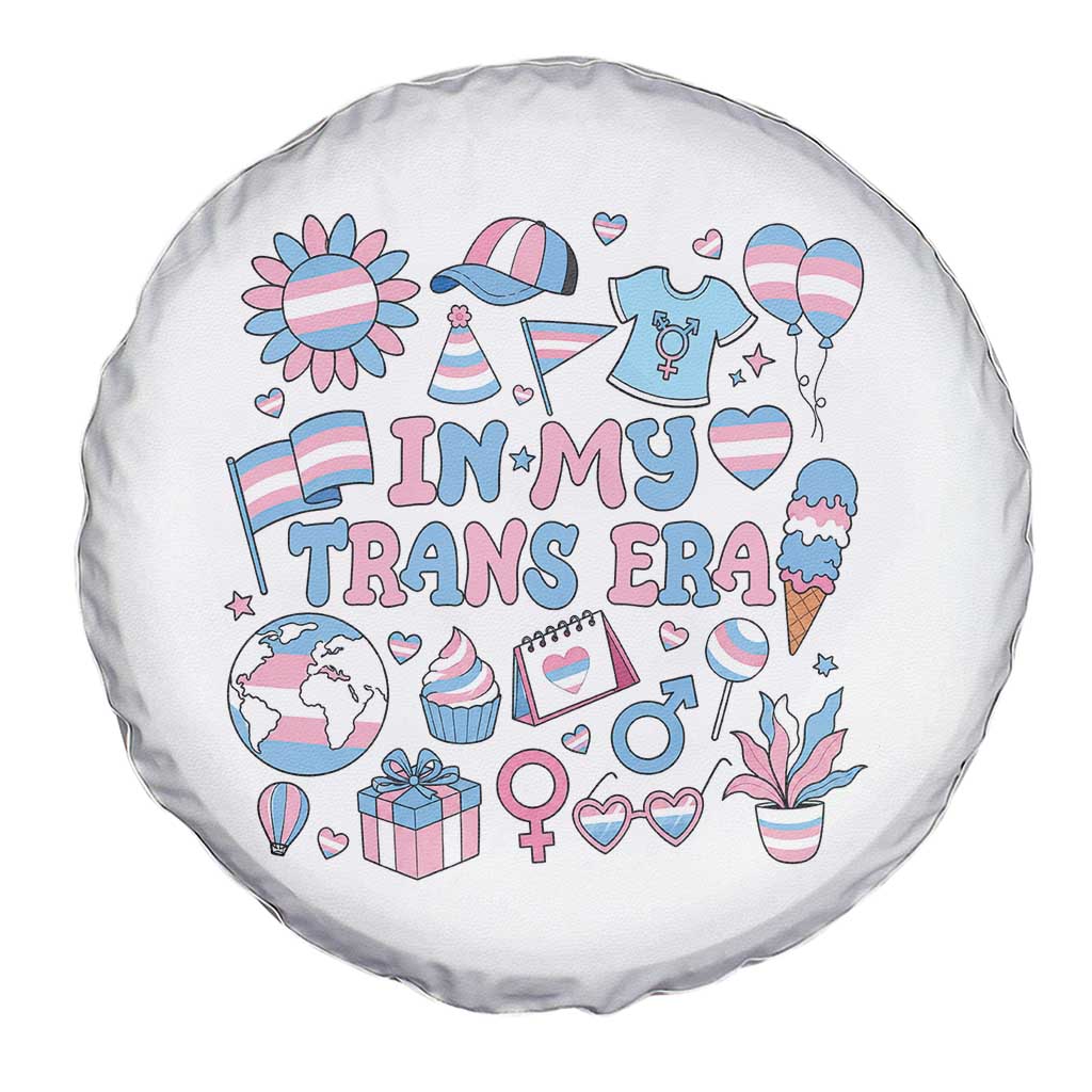 Transgender Pride In My Trans Era Spare Tire Cover Proud Ally Support Graphic