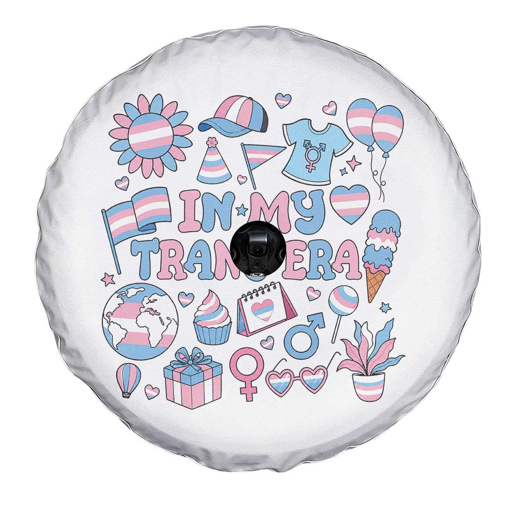 Transgender Pride In My Trans Era Spare Tire Cover Proud Ally Support Graphic