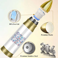 Transgender Pride In My Trans Era Bullet Tumbler Proud Ally Support Graphic