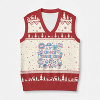 Transgender Pride In My Trans Era V-Neck Knit Sweater Vest Proud Ally Support Graphic