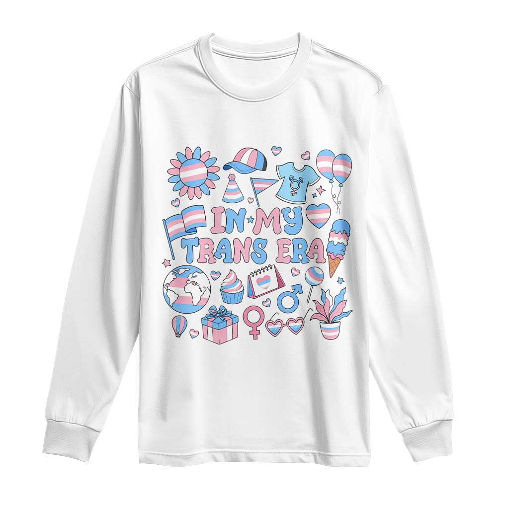 Transgender Pride In My Trans Era Long Sleeve Shirt Proud Ally Support Graphic