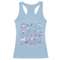Transgender Pride In My Trans Era Racerback Tank Top Proud Ally Support Graphic