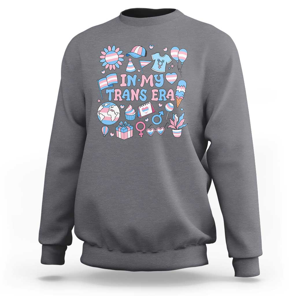 Transgender Pride In My Trans Era Sweatshirt Proud Ally Support Graphic