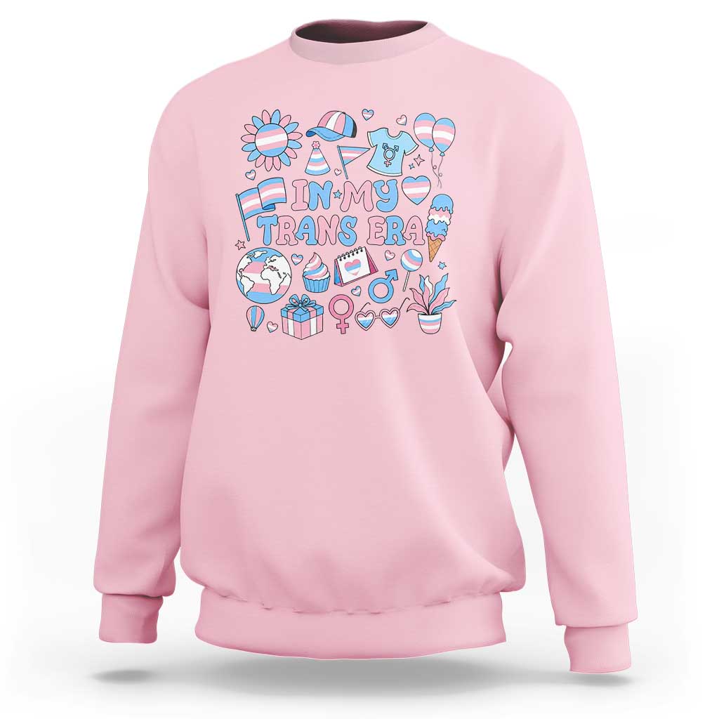 Transgender Pride In My Trans Era Sweatshirt Proud Ally Support Graphic