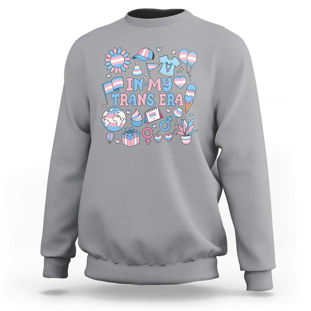 Transgender Pride In My Trans Era Sweatshirt Proud Ally Support Graphic