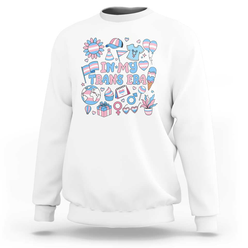 Transgender Pride In My Trans Era Sweatshirt Proud Ally Support Graphic