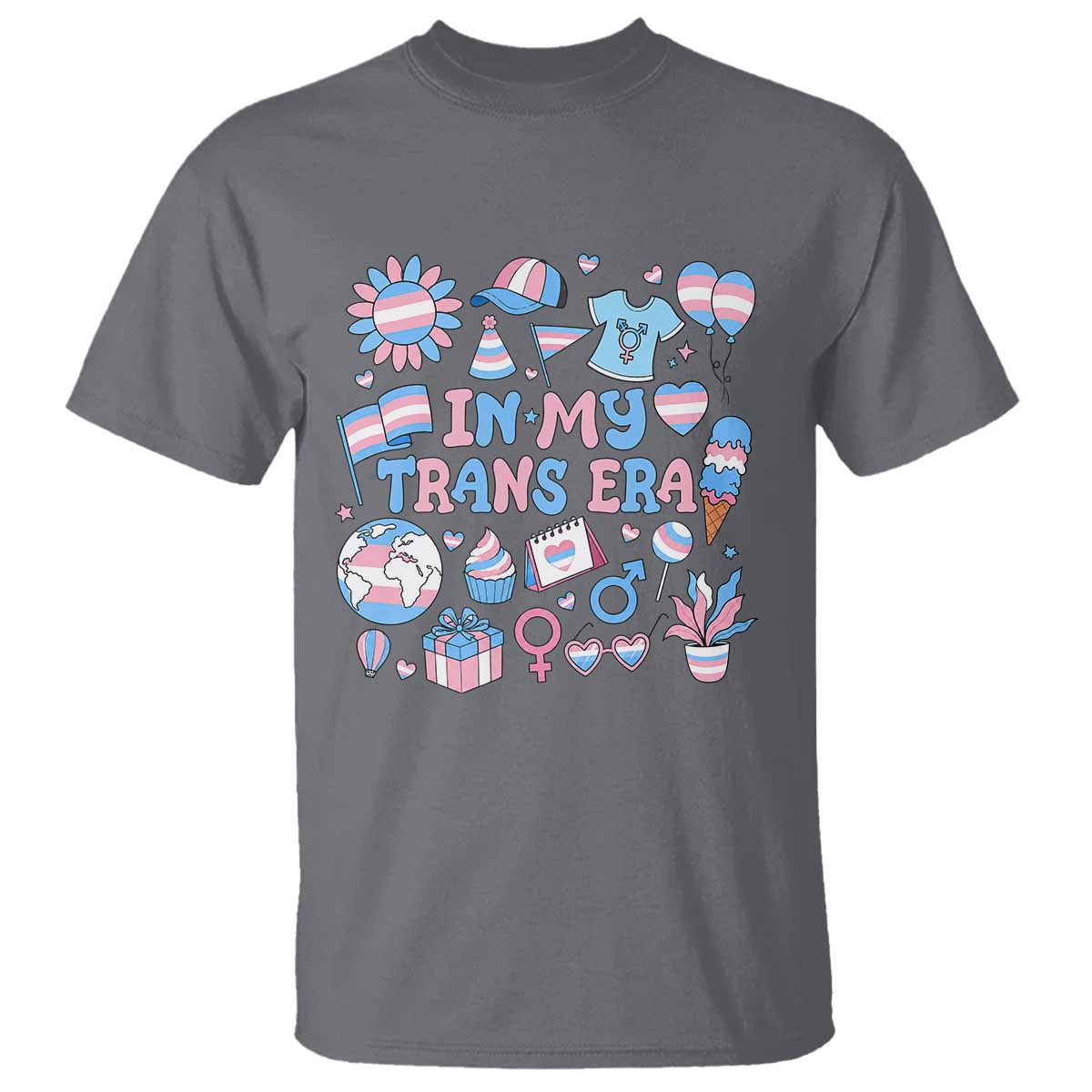 Transgender Pride In My Trans Era T Shirt Proud Ally Support Graphic