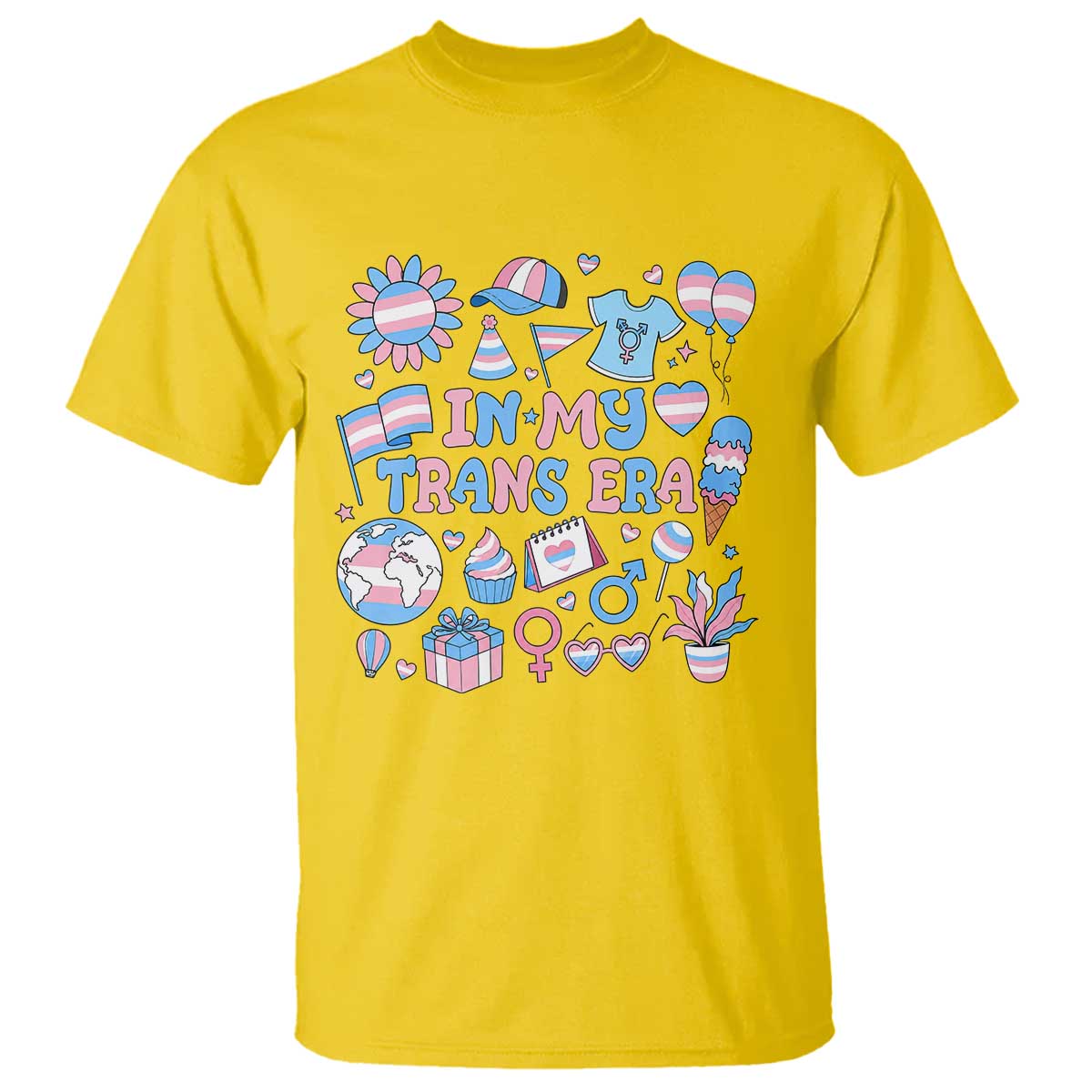 Transgender Pride In My Trans Era T Shirt Proud Ally Support Graphic