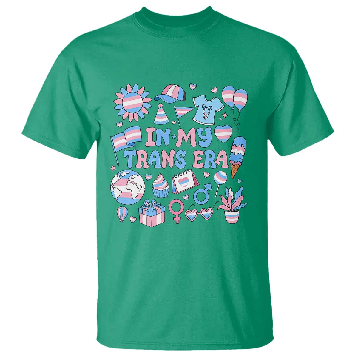 Transgender Pride In My Trans Era T Shirt Proud Ally Support Graphic