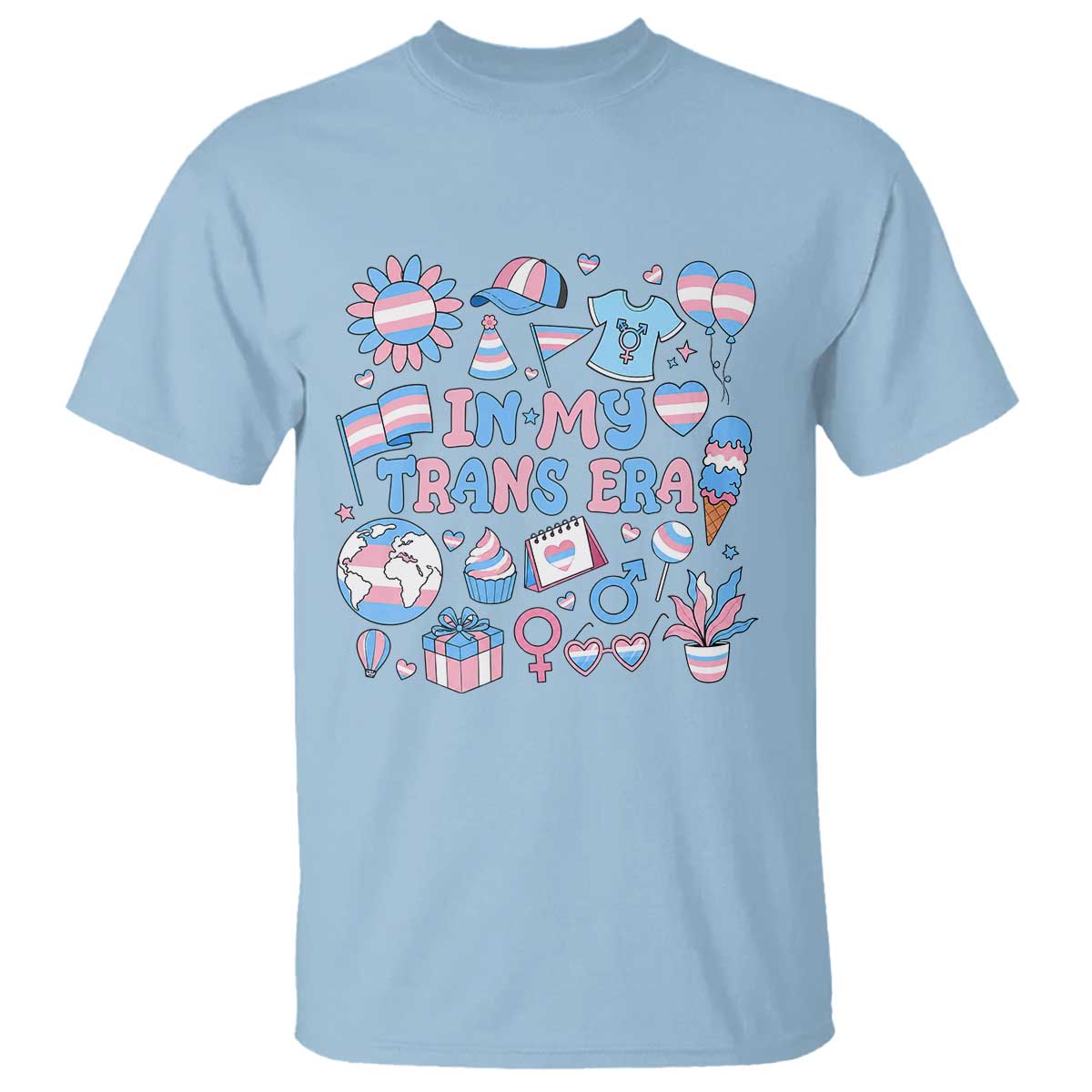 Transgender Pride In My Trans Era T Shirt Proud Ally Support Graphic