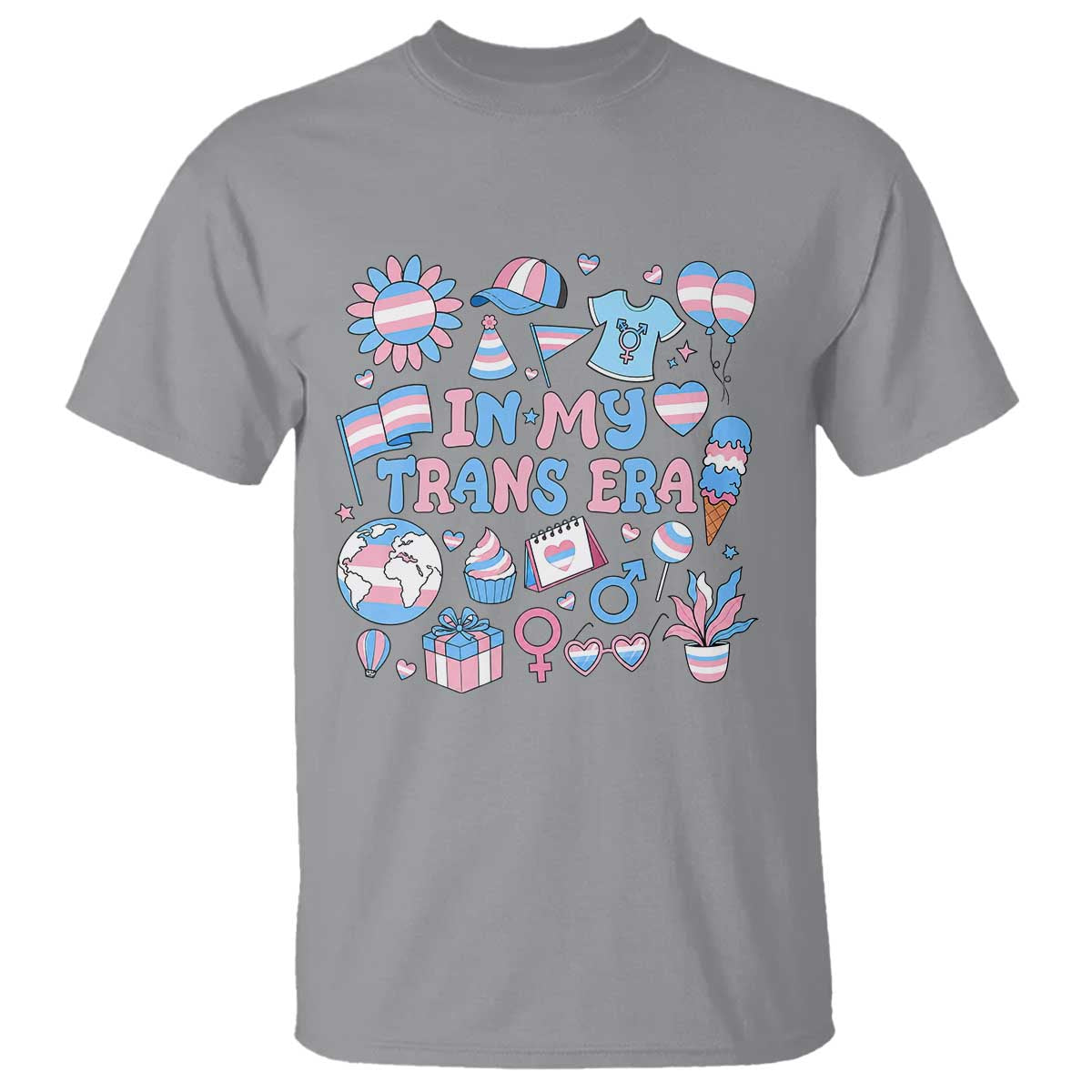 Transgender Pride In My Trans Era T Shirt Proud Ally Support Graphic