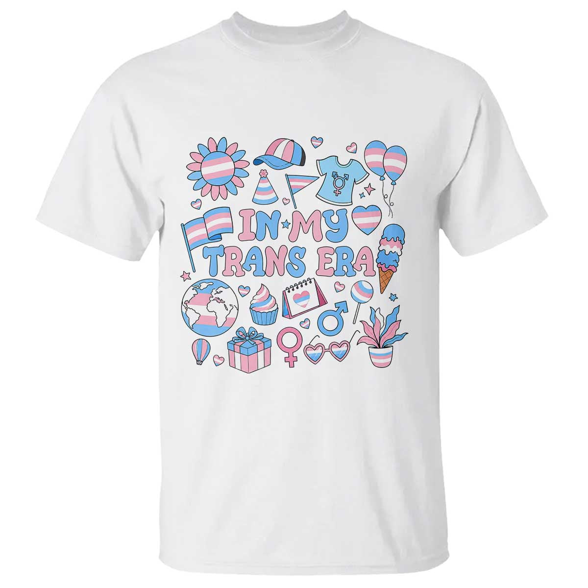 Transgender Pride In My Trans Era T Shirt Proud Ally Support Graphic
