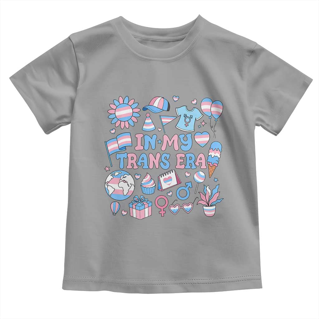 Transgender Pride In My Trans Era Toddler T Shirt Proud Ally Support Graphic